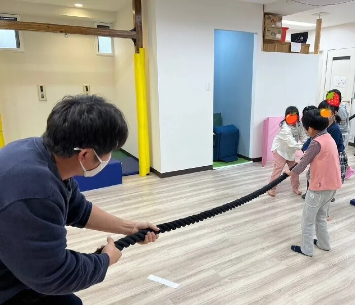 きりんのあくび　kids　ながせ/✨綱引き対決✨