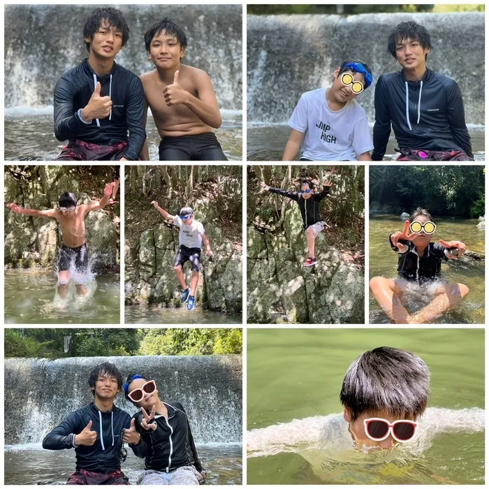 きりんのあくび　kids　ながせ/🌈✨摂津峡の川遊び✨🌈part2