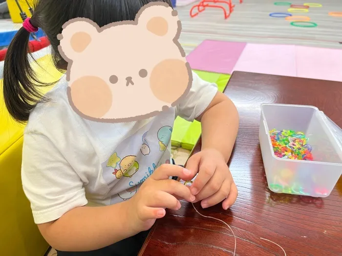 きりんのあくび　kids　ながせ/🍀ビーズ通し🍀