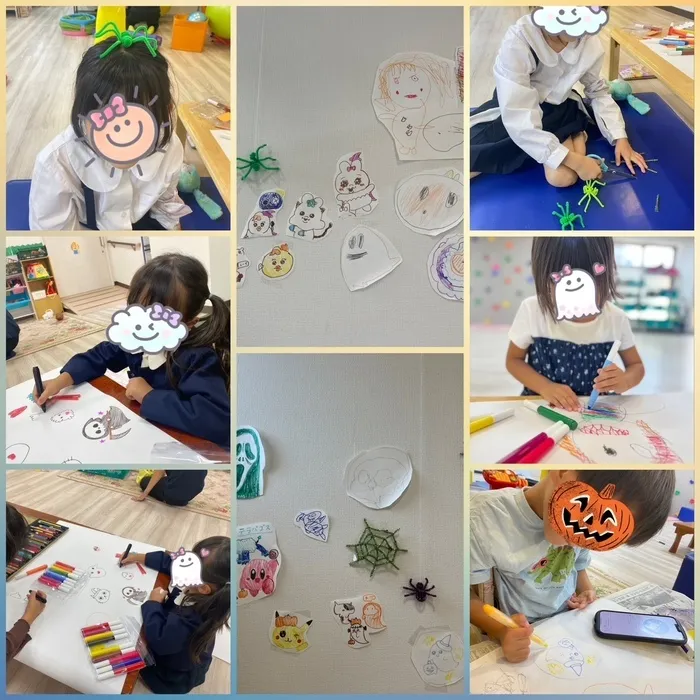 きりんのあくび　kids　ながせ/🌈🎃ハロウィンの飾り作り🎃🌈