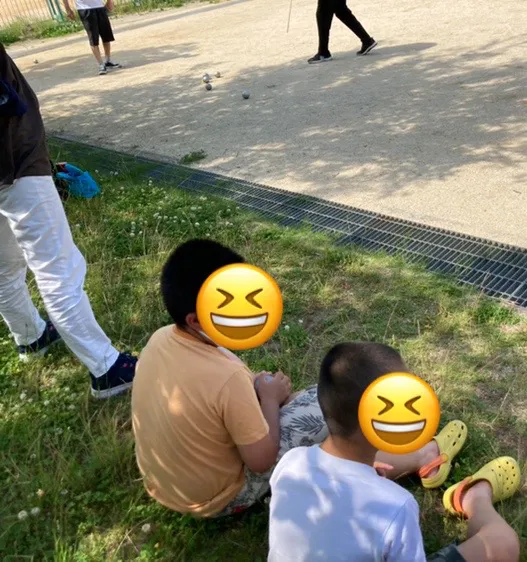 きりんのあくび　kids　ながせ/公園での新しい出会い🥎