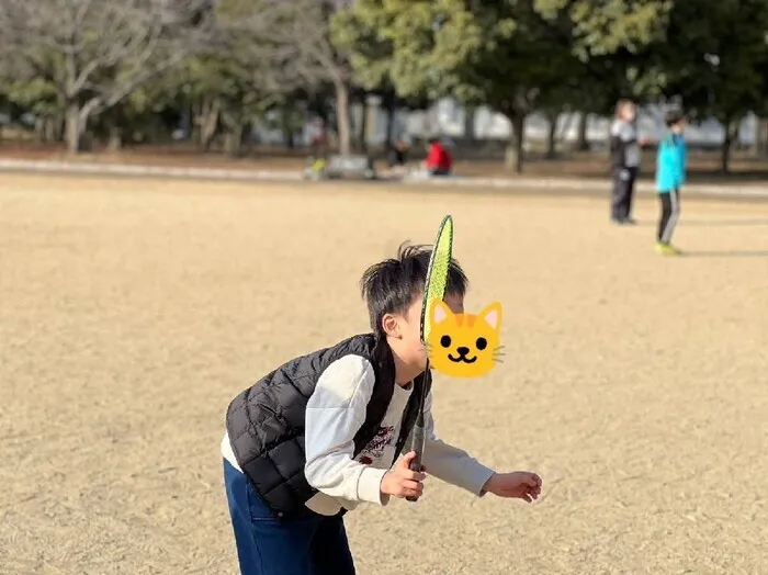 きりんのあくび　kids　ながせ/楽しいバトミントン🎾