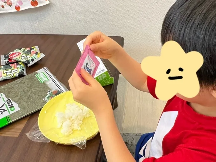 きりんのあくび　kids　ながせ/おにぎりの日🍙