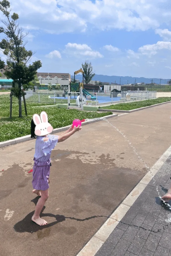 運動療育　きりんのあくび　kids　ながせ/水遊び始動！！
