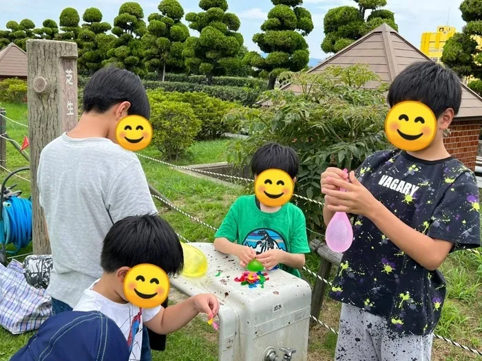 きりんのあくび　kids　ながせ/🎈水風船で合戦だ‼🎈