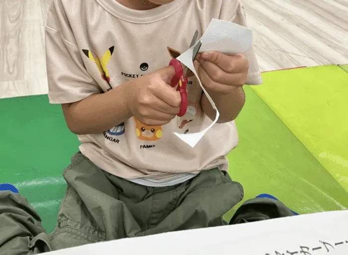 運動療育　きりんのあくび　kids　ながせ/てるてる坊主製作♪