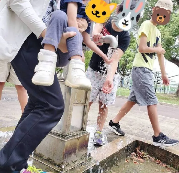 きりんのあくび　kids　ながせ/💦井戸汲み✨💦