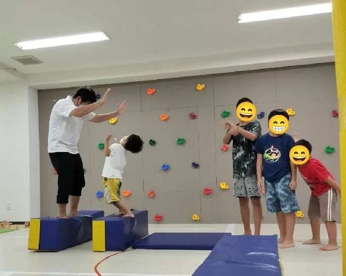 きりんのあくび　kids　ながせ/☆手押し相撲☆