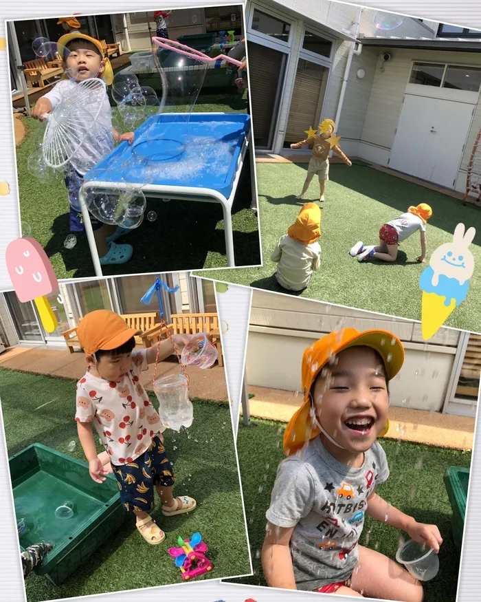 児童発達支援センターひよこ/水遊び大好き‼️
