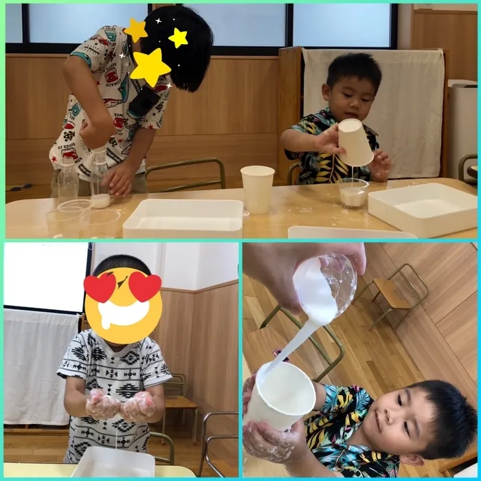 児童発達支援センターひよこ/✨片栗粉粘土✨