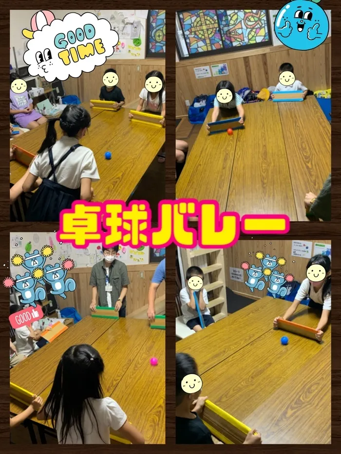 【遊び×社会性】放課後等デイサービス　癒しの森Kidsいくの/卓球バレー