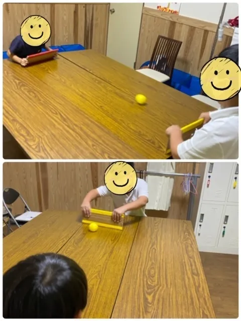 【遊び×社会性】放課後等デイサービス　癒しの森Kidsいくの/今日も卓球バレー