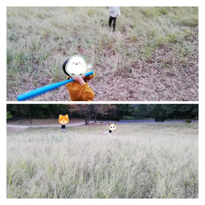 ばうむはうす/広い草原のある公園に行ってきました！