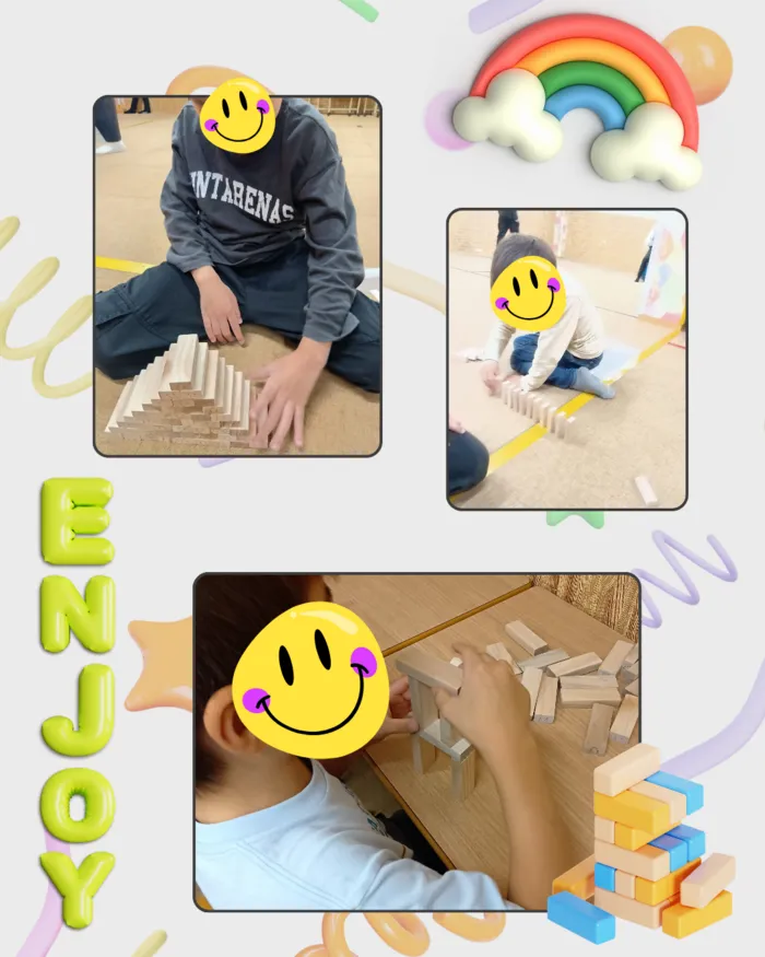 ホップステップ放課後等デイサービス新城校/【自由時間】ジェンガ