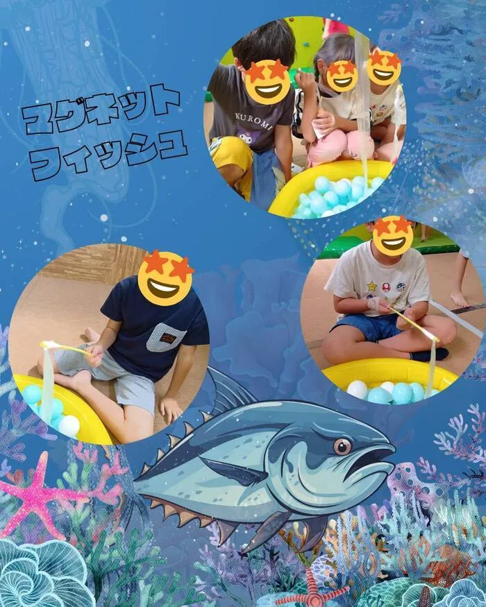 ホップステップ放課後等デイサービス新城校/【工作イベント】マグネットフィッシュ