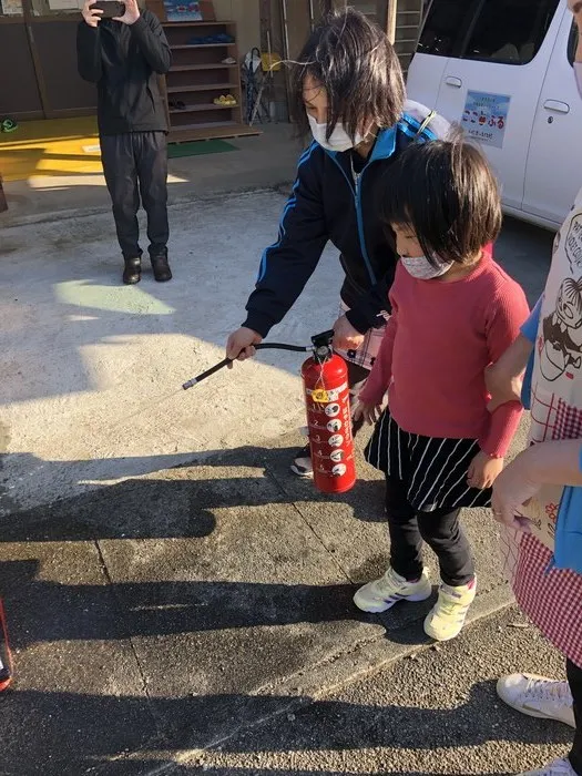 ここふる/避難訓練・消火訓練をしました。