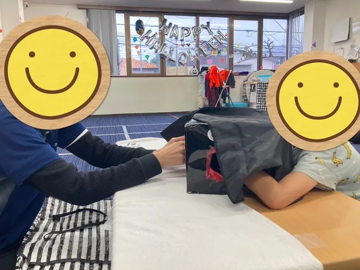 【姿勢を整える運動療育】 みらいーく初石/ミステリーボックス🎃