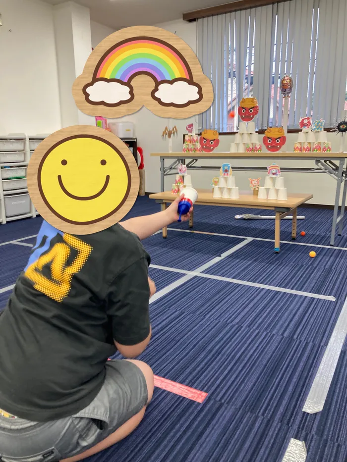 【姿勢を整える運動療育】 みらいーく初石/ゲゲゲ！敵を倒せゲーム