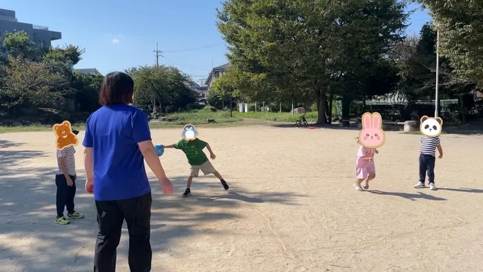 らいふテラス豊中駅前/🥎公園遊びの様子🥎