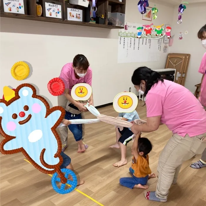 児童発達支援　あていんぷらすわん/室内運動遊び🏀🏐