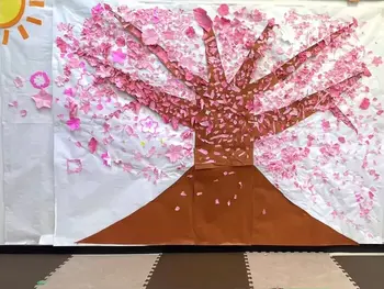 児童発達支援・放課後等デイサービスフロル/みんなで作る桜の木