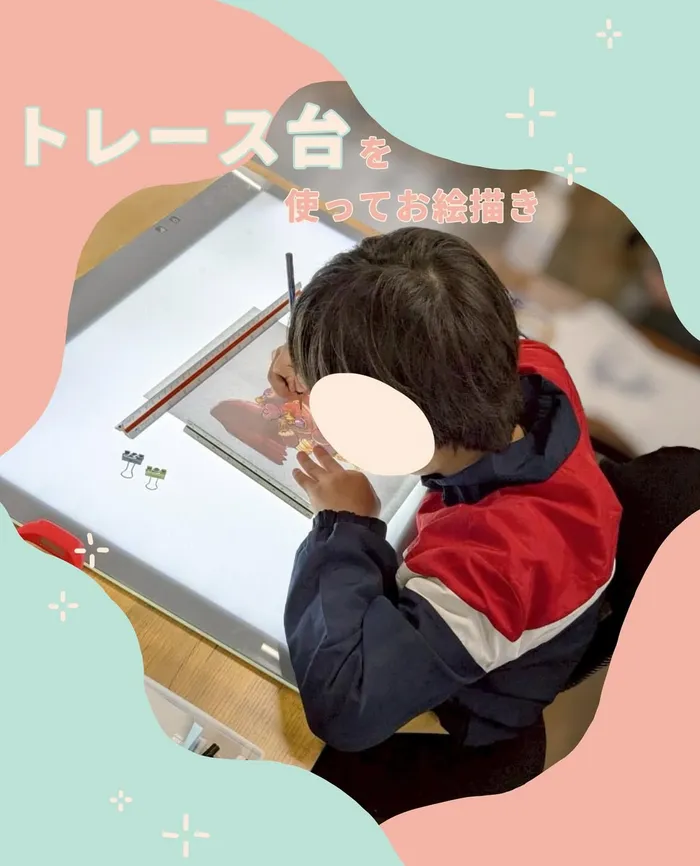 ジュビコテック/トレース台を使ってお絵かき