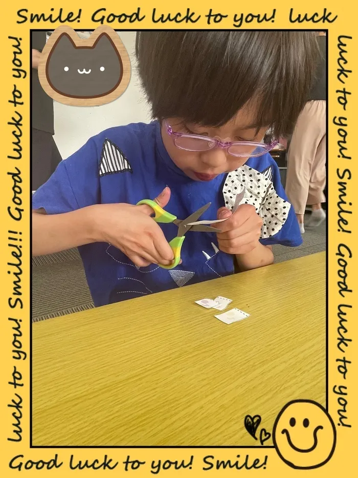 HIYOKO STYDY小山教室/HIYOKO  STUDY小山教室　ハサミを使ってみよう！