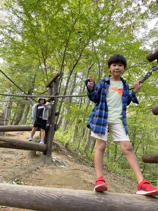 ぴっぴ岩沼/県民の森アスレチックに行ったよ🌿