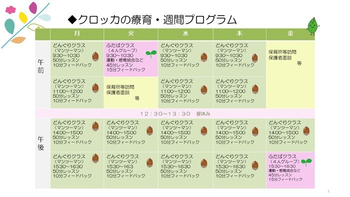 学研の療育 児童発達支援 クロッカFujisawa SST/プログラム内容