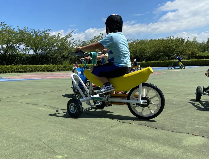 放課後等デイサービス　Happiness kids 下原（ハピネスキッズシモバル）/🚴‍♀️面白い自転車に乗ろう！🚴‍♂️