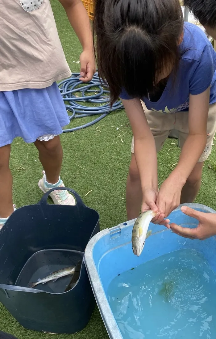 放課後等デイサービス　Happiness kids 下原（ハピネスキッズシモバル）/ヤマメつかみ🐟