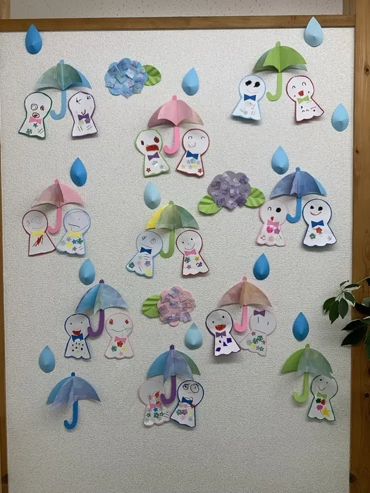 てらぴぁぽけっと　岡山中仙道教室/６月の壁面