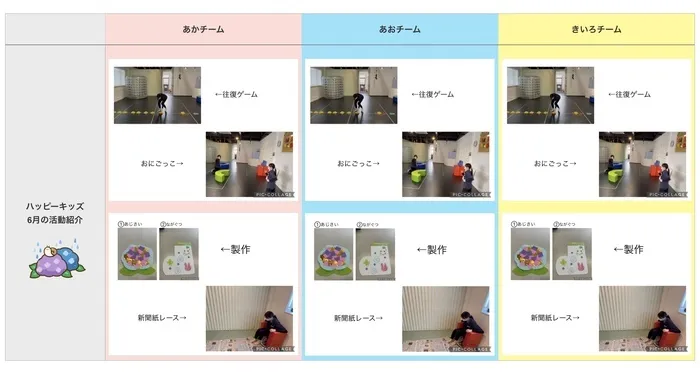 児童発達支援ハッピーキッズ/6月1日～6月30日の療育活動のご案内