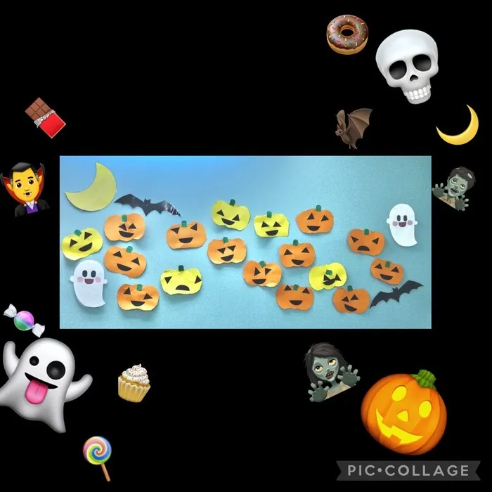 児童発達支援事業所　メモリー/10月壁面制作🎃