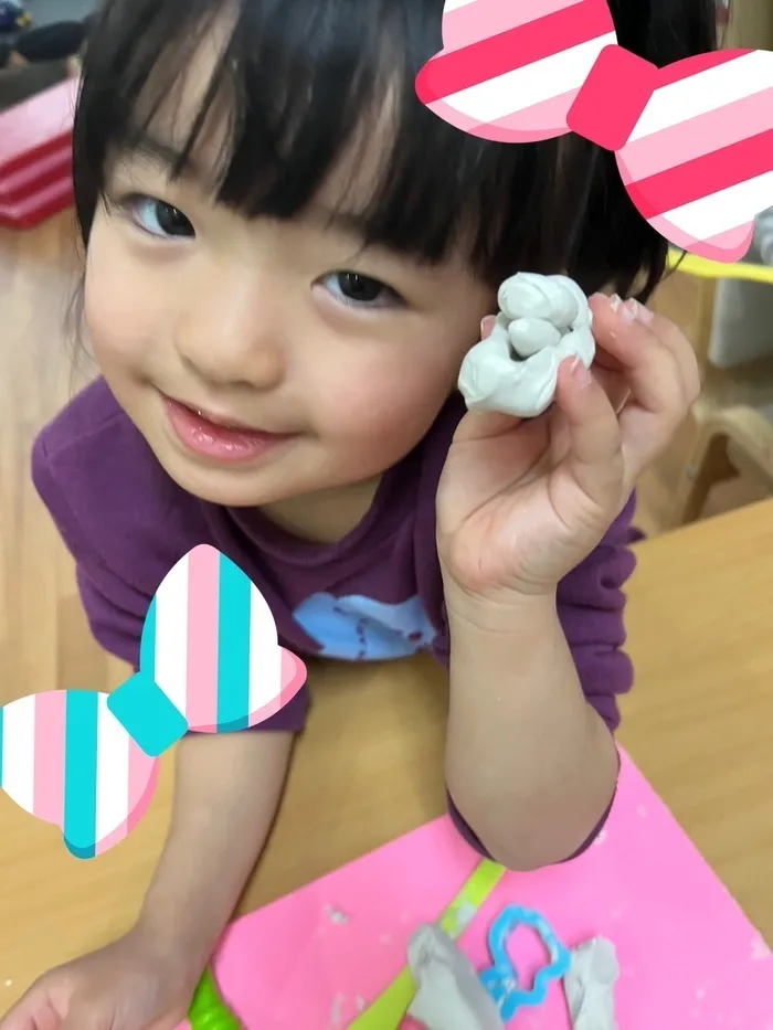 児童発達支援事業所　メモリー/粘土の作品✨