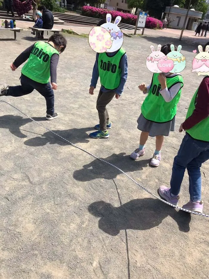 放課後デイサービスtoiro 武蔵小杉/♪南河原公園で大縄跳び♪