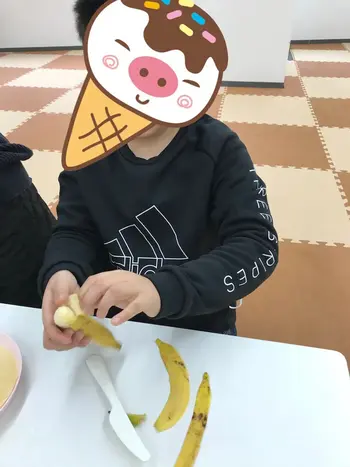 放課後デイサービスtoiro藤沢/♡バナナクレープ☆