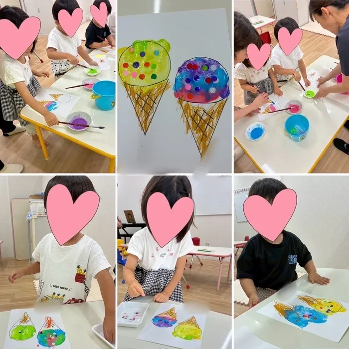 児童発達支援らっふる/制作アイスクリーム🍨