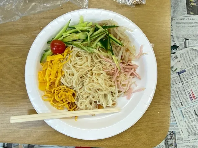 かぶとむしクラブ　番町/冷やし中華作りました。