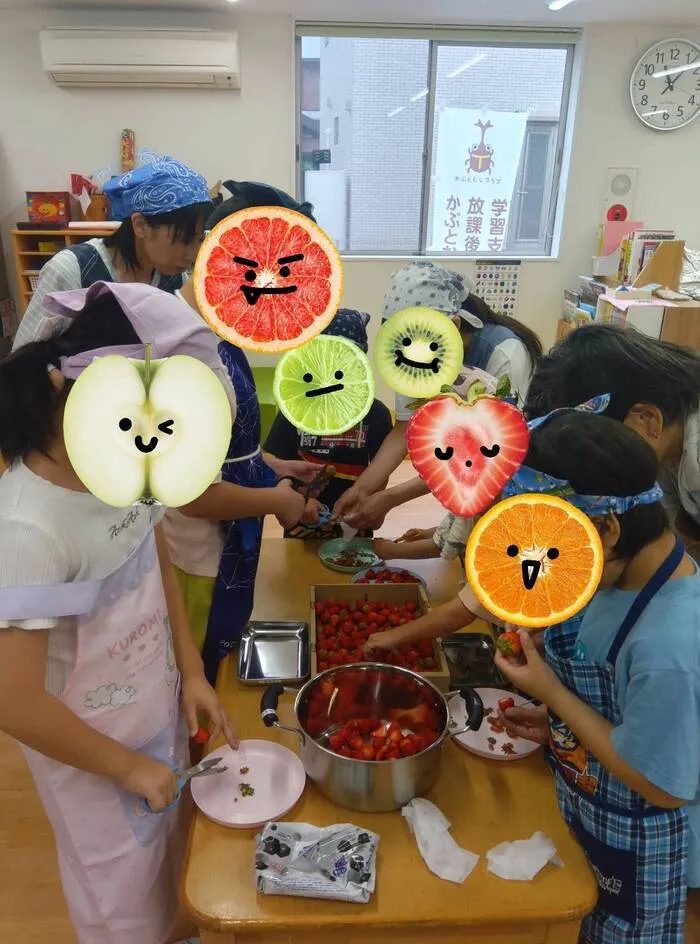 かぶとむしクラブ　番町/いちごジャムを作りました。