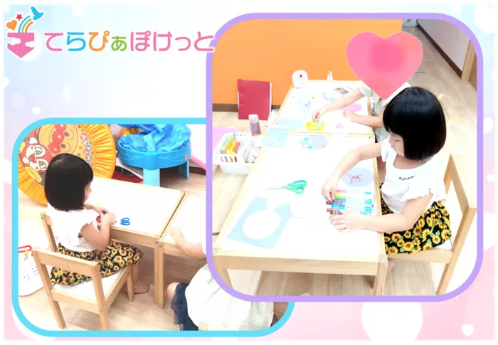 てらぴぁぽけっと南浦和教室/お友だちと一緒に🥇
