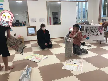 ナーシング有松校/新聞紙タワー対決！！！！！