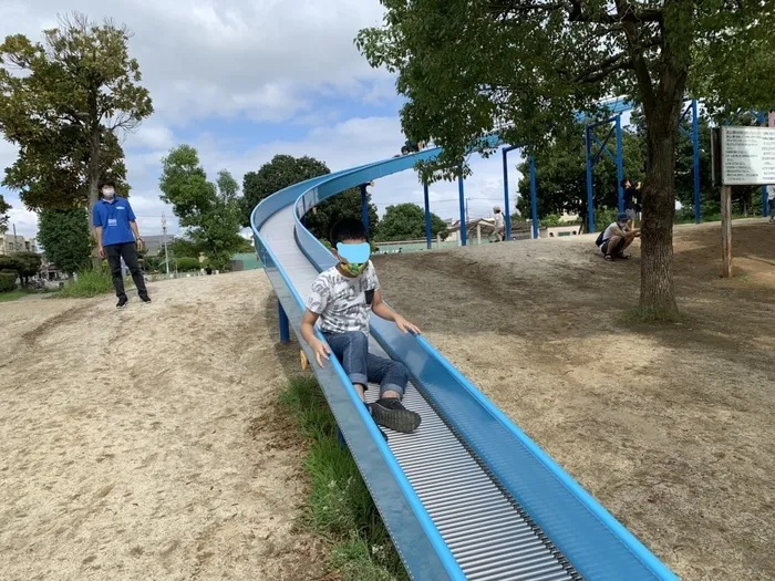 ふれあい児童発達支援・放課後等デイサービス　市川行徳教室/久々の公園