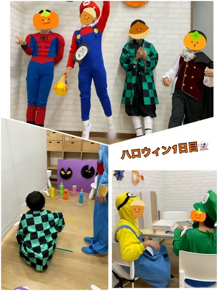 【ABA個別療育】bee. for kids/ハロウィン1日目の様子