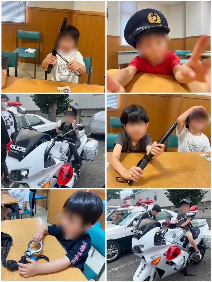 おもちゃ箱つだぬま/警察署見学👮