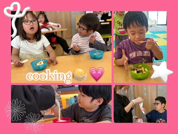 【重心】児童発達支援・放課後等デイサービス ノーサイド八尾SPA/cooking🥞💓