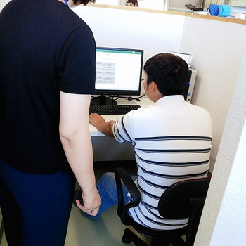 en able (就労準備型放課後等デイサービス)/日常の支援風景