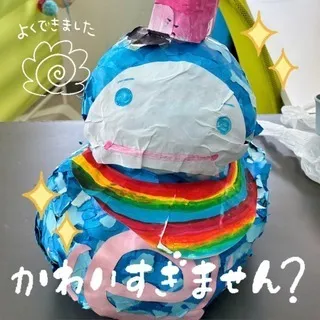en able　(就労準備型放課後等デイサービス)/だるまを作りました！