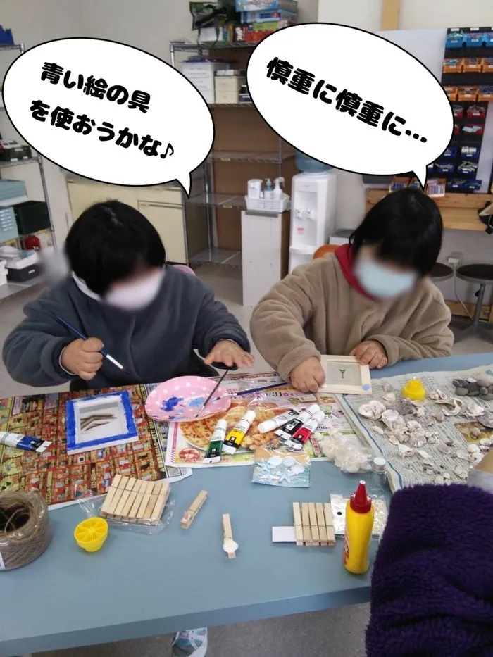 en able　(就労準備型放課後等デイサービス)/装飾品作りを行いました！