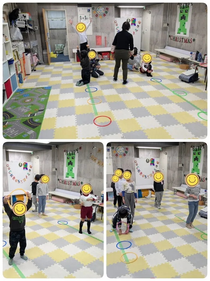 こどものひだまり/輪っかくぐり☺